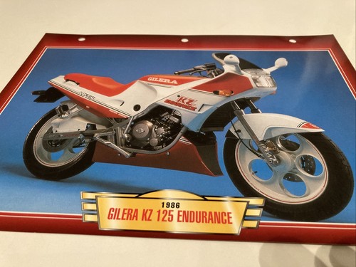 Gilera kz125 endurance 1986 - endurance, kz