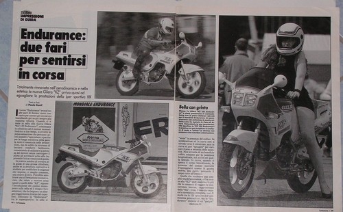 Article articolo 1987 - article, gilera